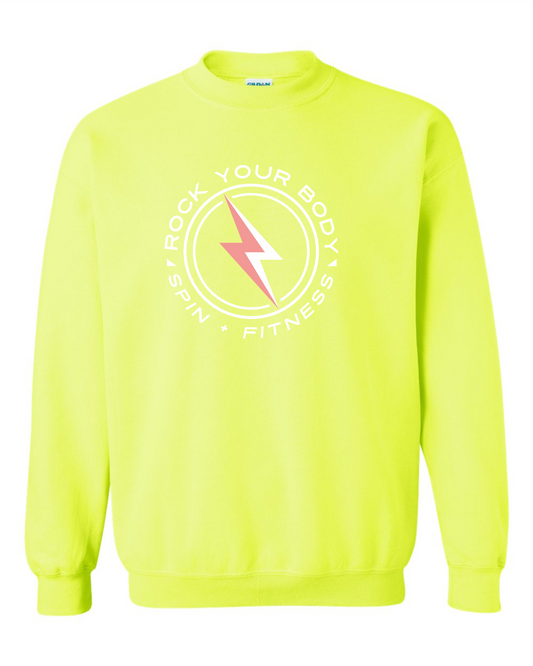 Rock Your Body - Safety Green Crewneck Sweatshirt