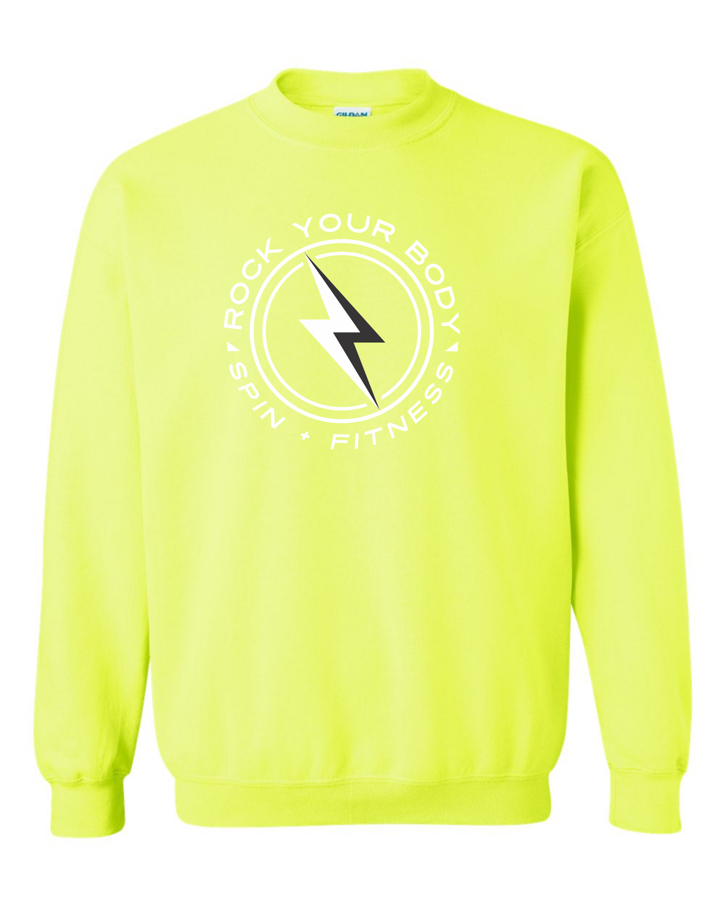 Rock Your Body - Safety Green Crewneck Sweatshirt