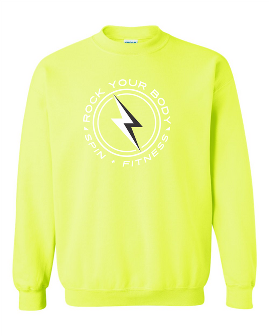 Rock Your Body - Safety Green Crewneck Sweatshirt