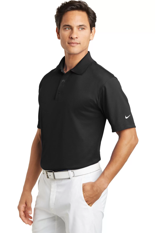 Nike sales black polo