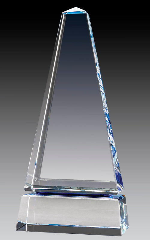 Crystal - Obelisk Clear & Blue