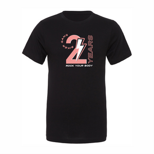 Rock Your Body - 2 Year Biker Gang - Bella Unisex Poly-Cotton Short-Sleeve T-Shirt - Black 3650