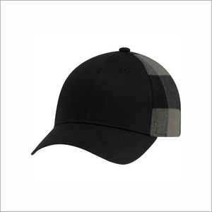 Snapback Hat - Fullback with Plaid - 5Q637M