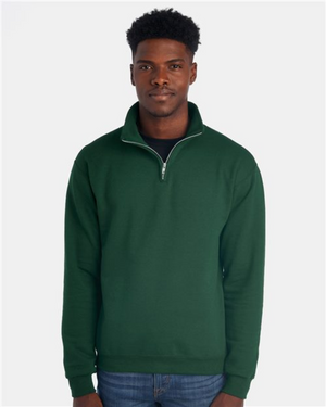 Nublend - Men’s Cadet Collar Quarter-Zip Sweatshirt - Jerzees 995MR