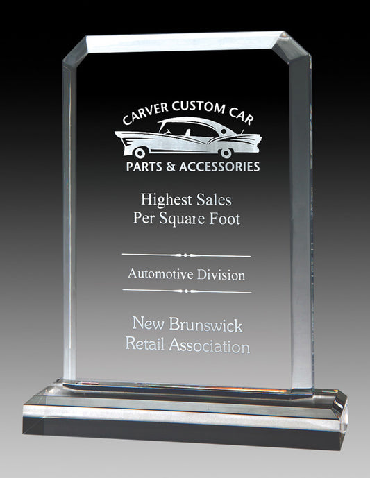 Alpine Series - Acrylic Clear Billboard Top & Base