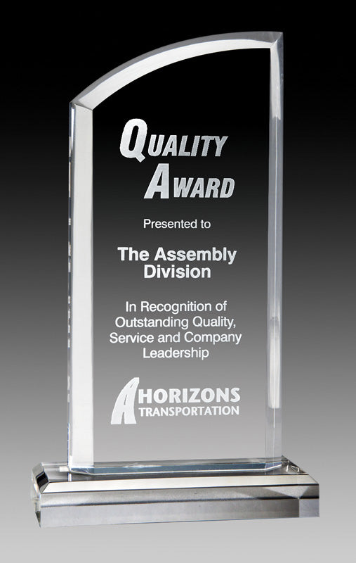 Alpine Series - Acrylic Clear Curved Top & Base