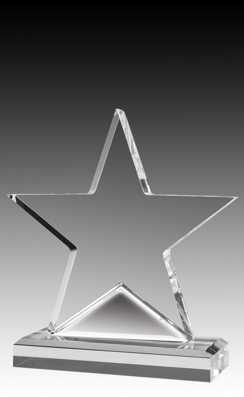 Alpine Series - Acrylic Clear Star on Base