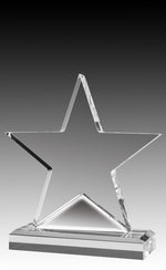 Alpine Series - Acrylic Clear Star on Base