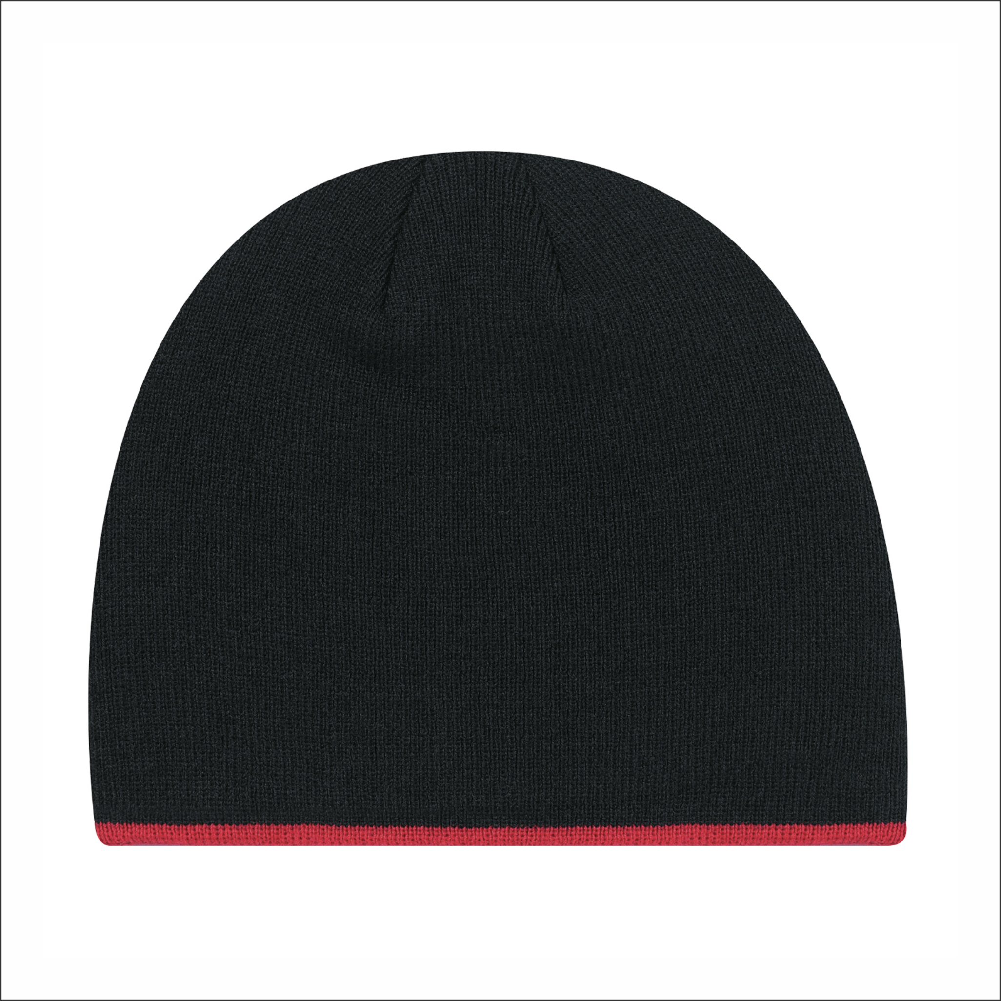 AJM -Toque with Bottom Stripe- 0034M