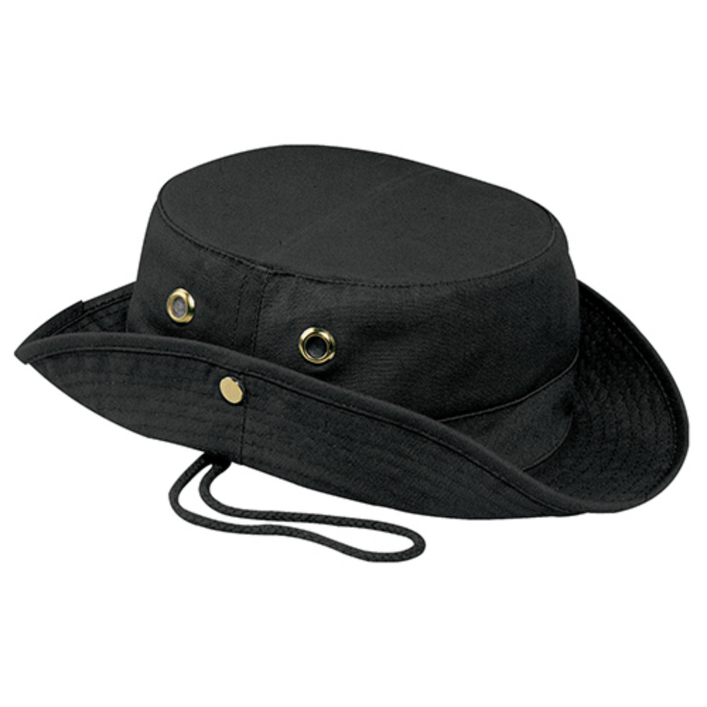 AJM -Canvas Bush Hat with Chin Strap- 3C120M