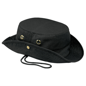 AJM -Canvas Bush Hat with Chin Strap- 3C120M