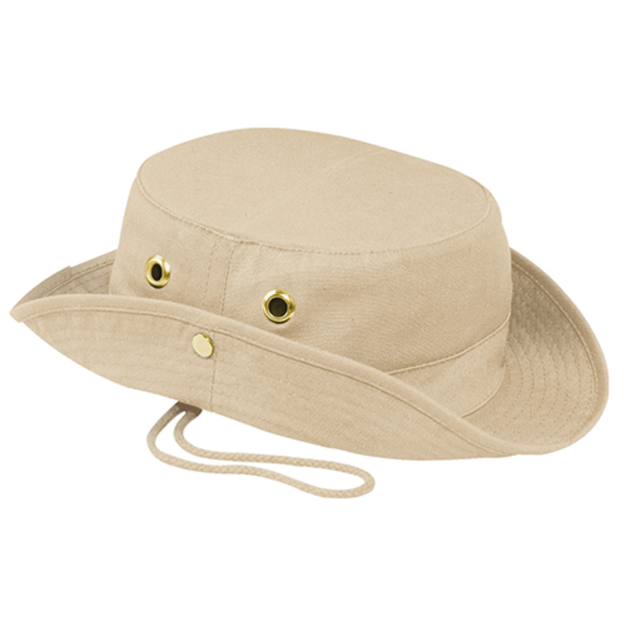Canvas Bush Hat with Chin Strap - AJM 3C120M
