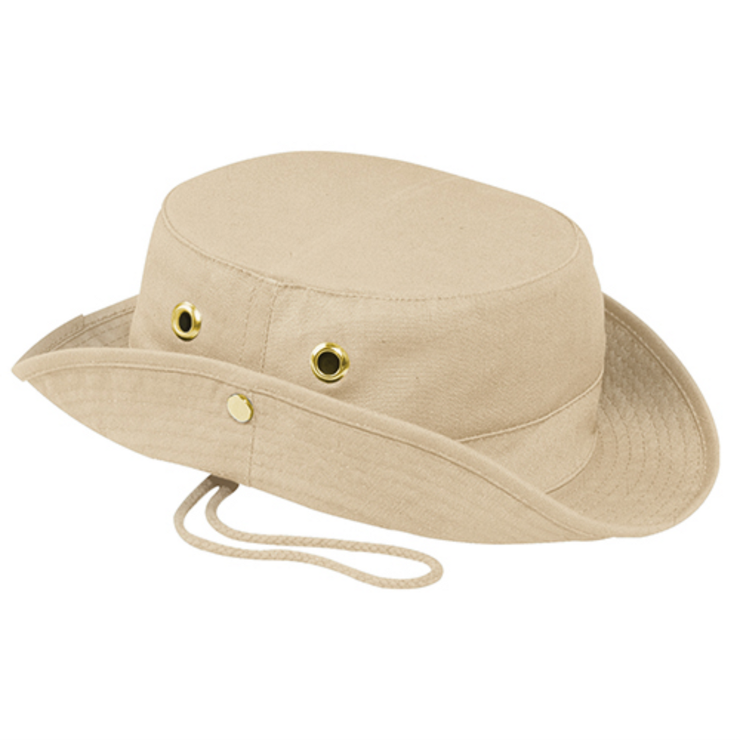AJM -Canvas Bush Hat with Chin Strap- 3C120M