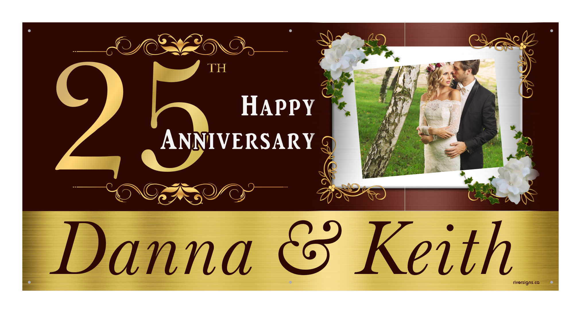 Anniversary Banner - Danna & Keith (with Photo)