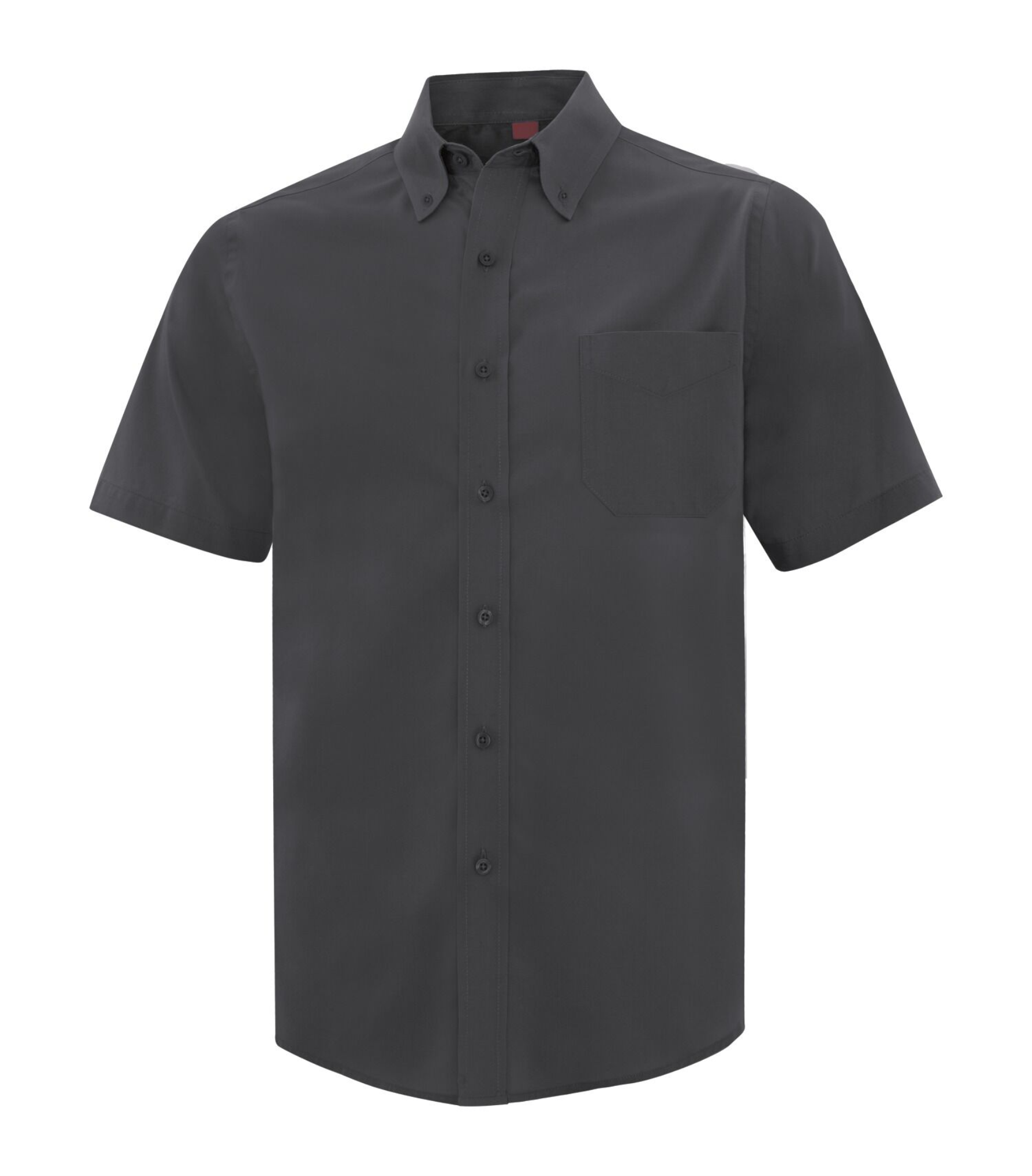 Adult Iron Grey Dress Shirt - Short Sleeve - D6021