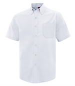 Adult Dress True White Shirt - Short Sleeve - D6021