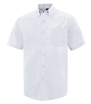 Adult Dress True White Shirt - Short Sleeve - D6021