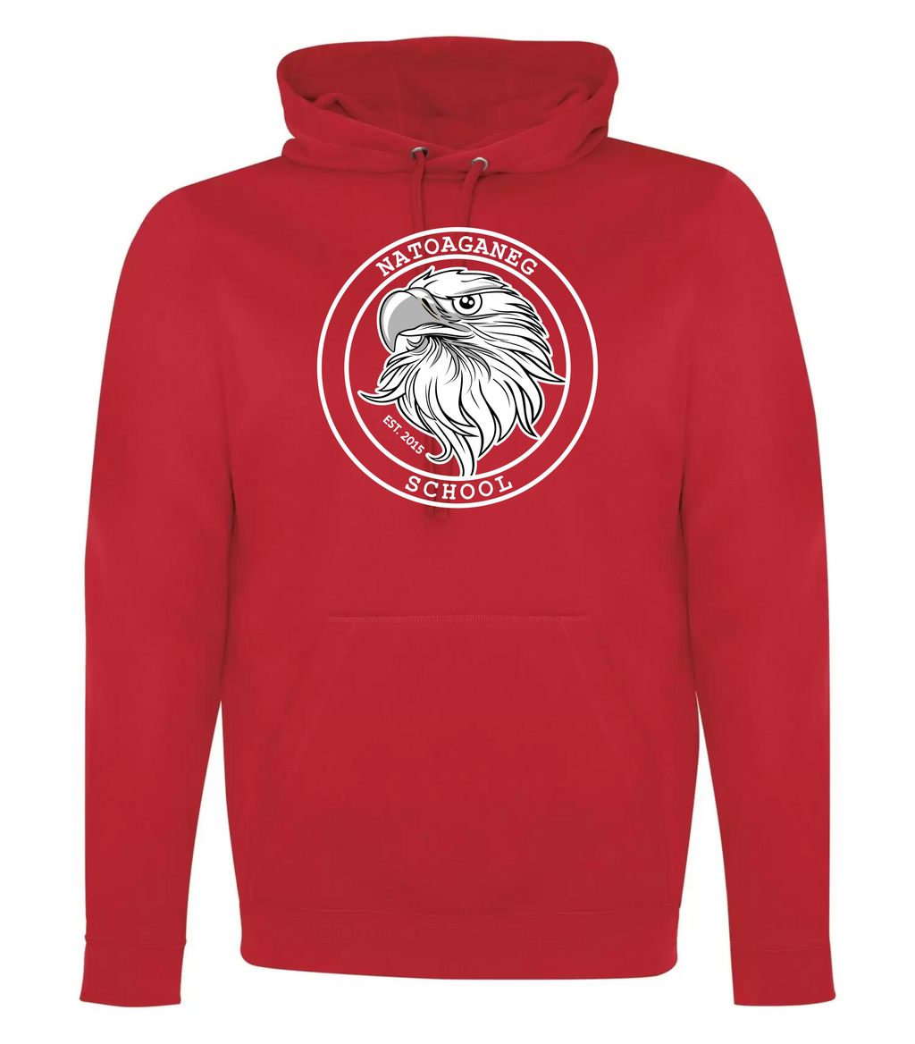 Red Gameday Polyester Hoodie - Natoaganeg School 2023-24