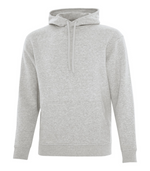 Adult Hoodie -  Athletic Grey Cotton/Polyester - ATC F2016