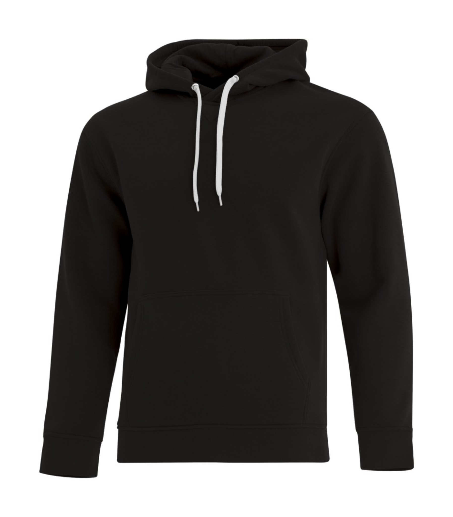 Black Adult Hoodie - Cotton/Polyester - ATC F2016