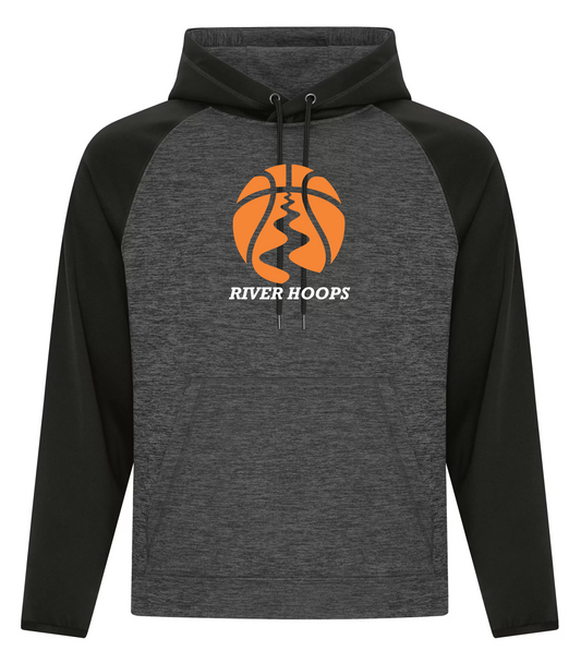 River Hoops - Two Tone Polyester Hoodie