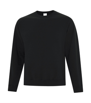 Crewneck Sweatshirt - Cotton Black