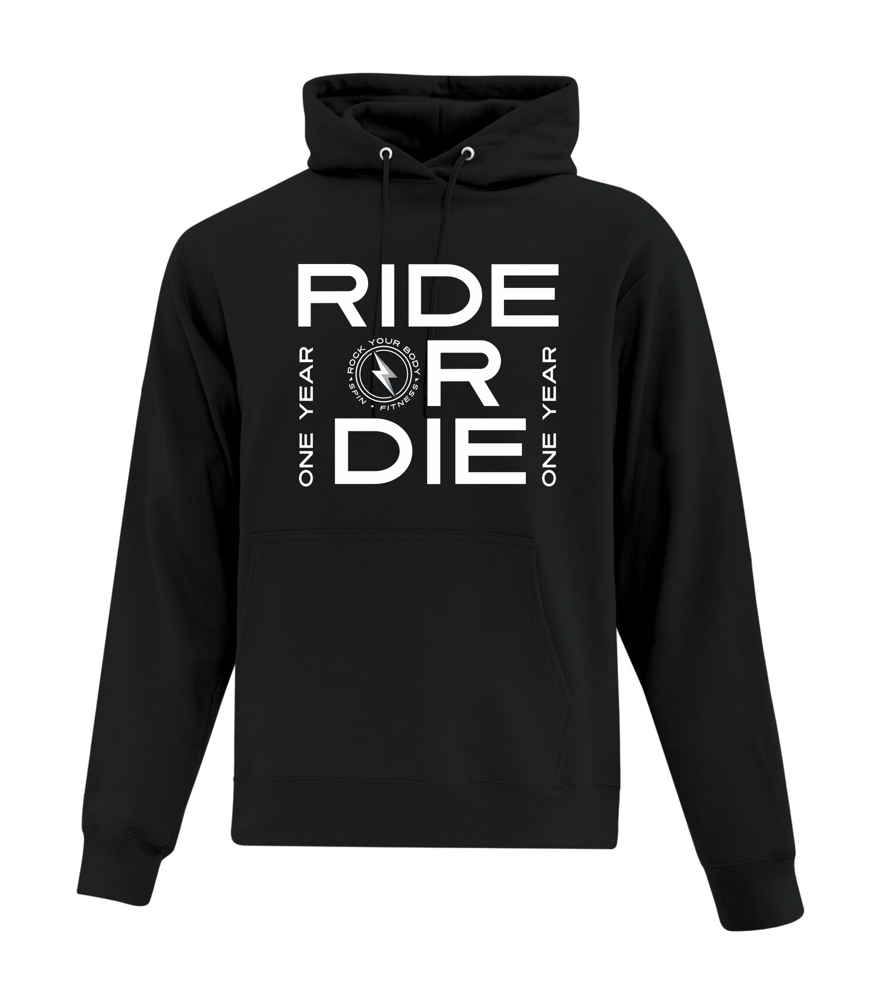 Ride or Die - Unisex Black Hoodie