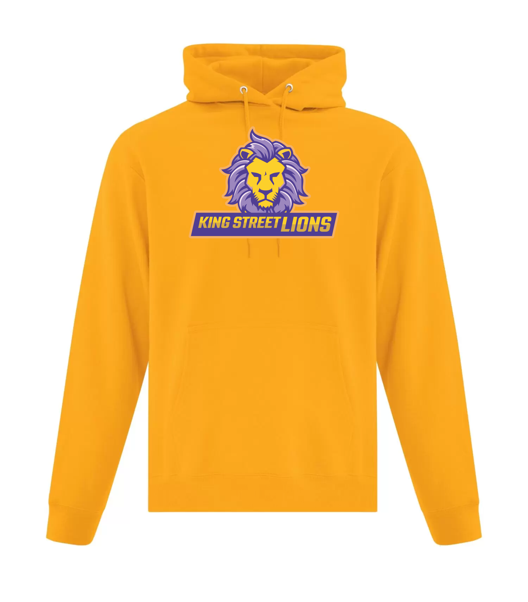 Gold Cotton Hoodie - King Street School 2023-24