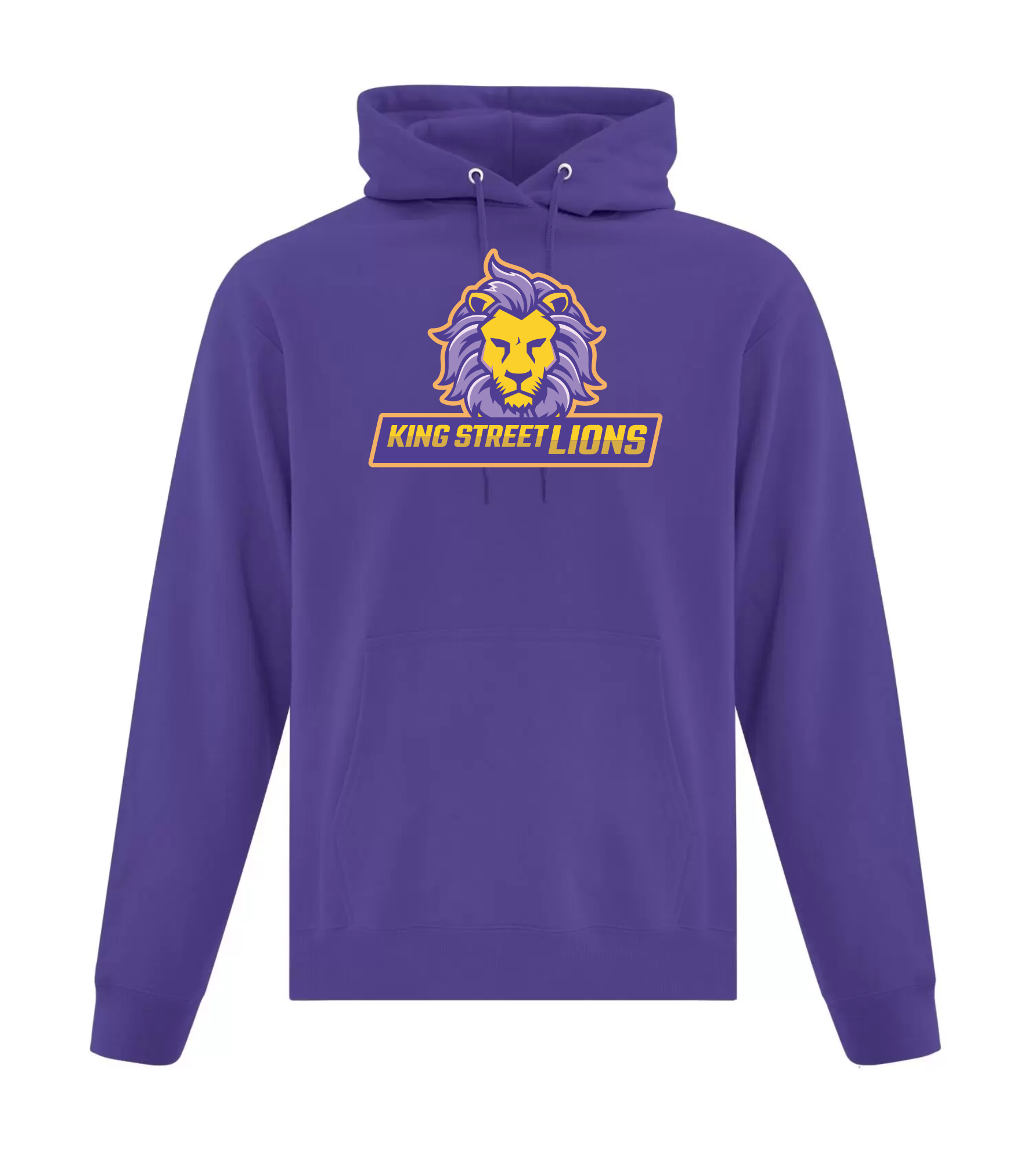 Purple Cotton Hoodie - King Street School 2023-24