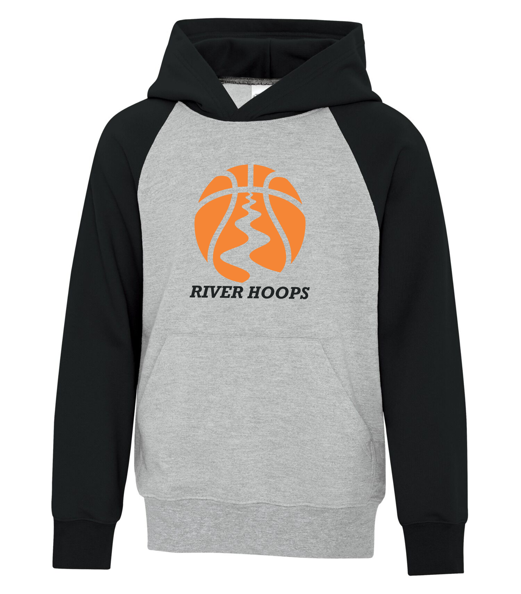 River Hoops - Two Tone Hoodie