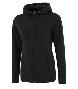 Ladies Hoodie - Full Zip Polyester - ATC L2004