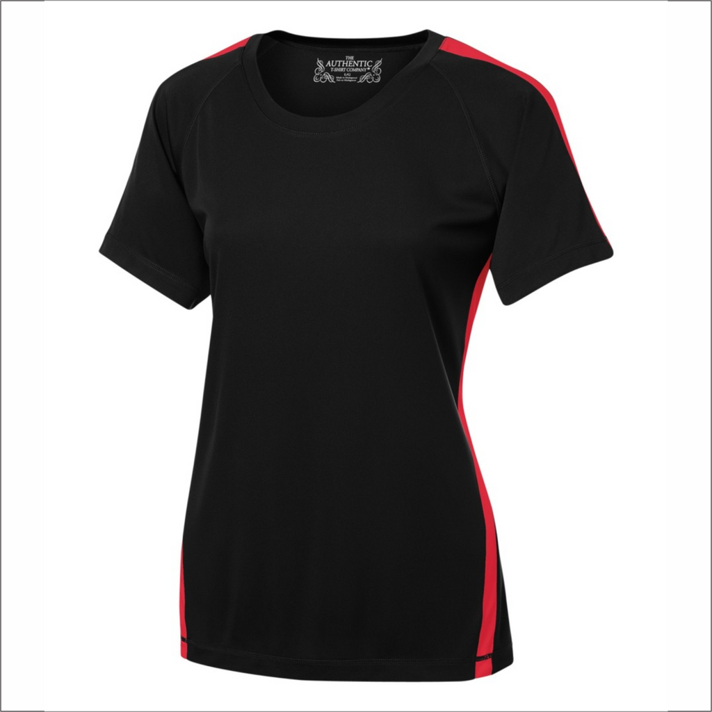 Ladies T-Shirt with Stripe - Polyester - ATC L3519