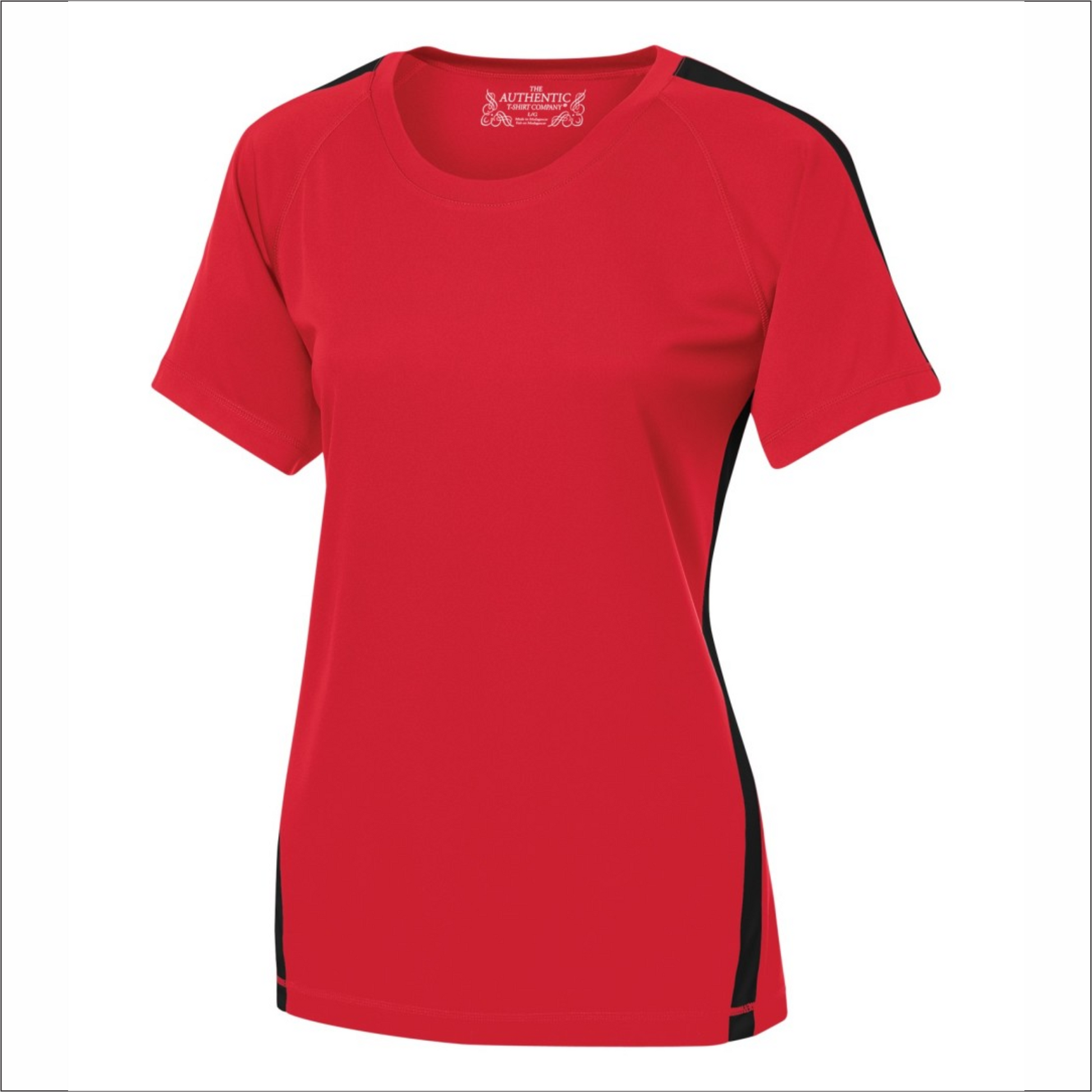 Ladies T-Shirt with Stripe - Polyester - ATC L3519