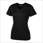 Ladies V-Neck T-Shirt - Polyester - ATC L3520