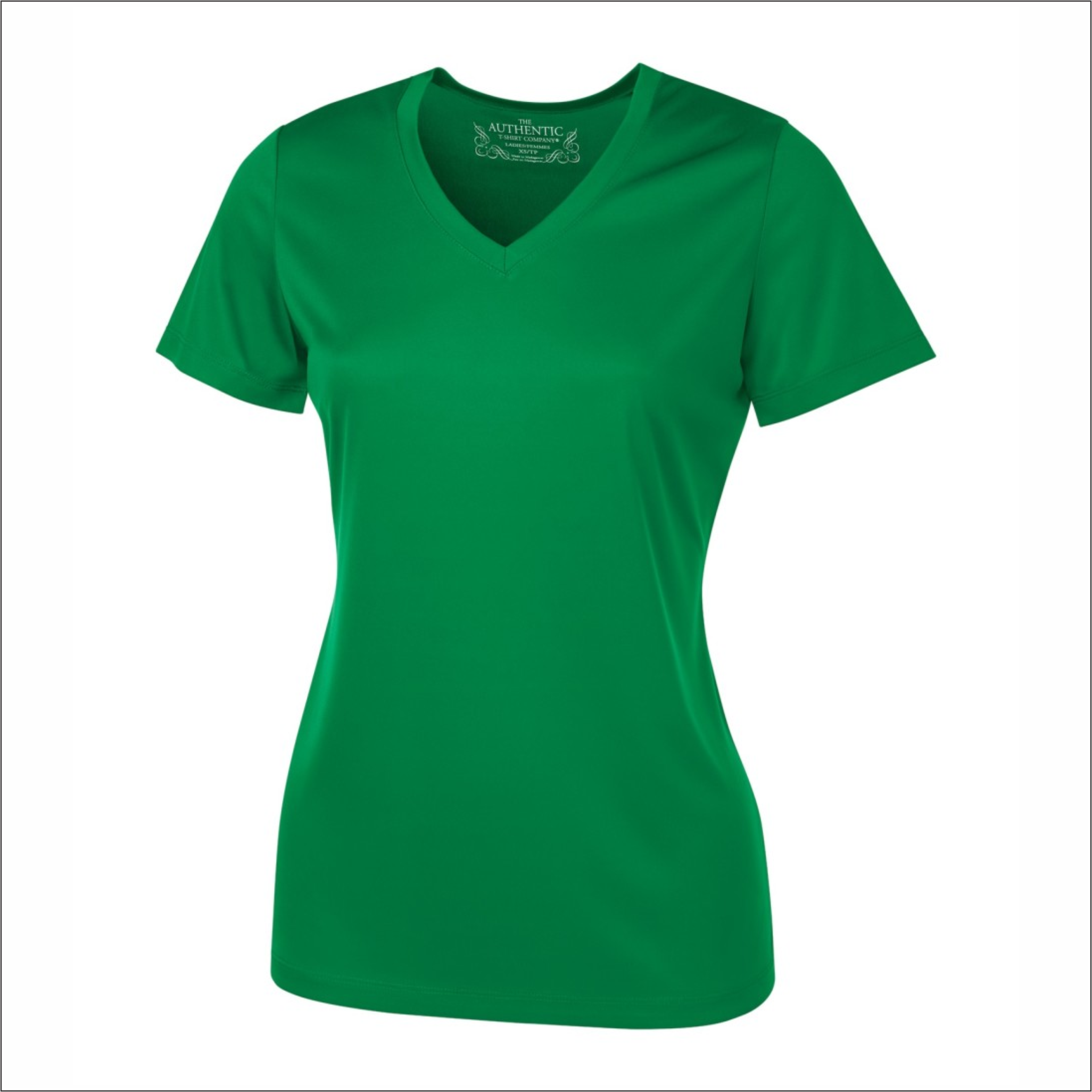 Ladies V-Neck T-Shirt - Polyester - ATC L3520