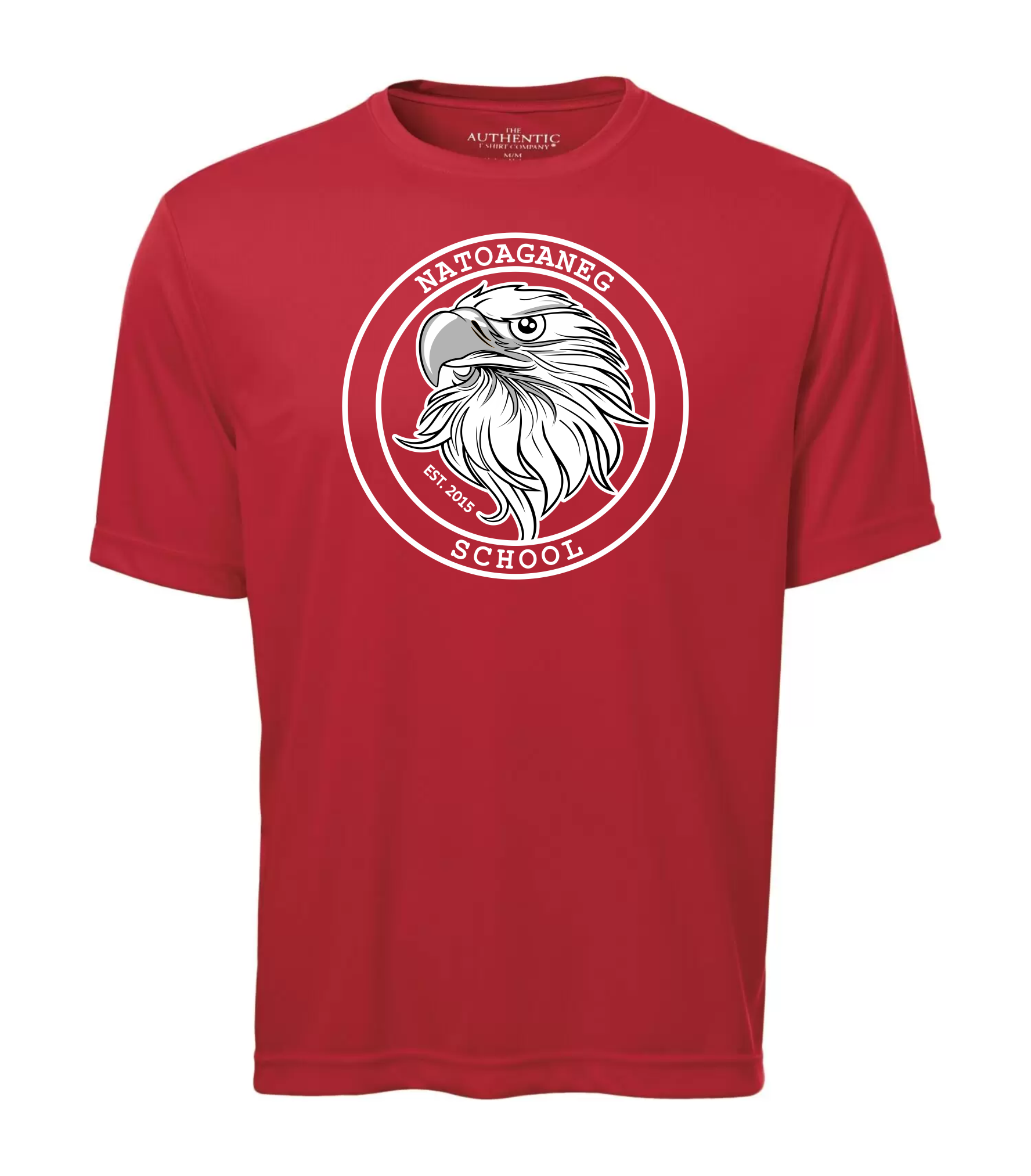 Red Polyester T-Shirt - Natoaganeg School 2023-24