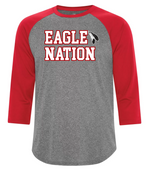 Red Polyester baseball shirt - Natoaganeg School 2023-24