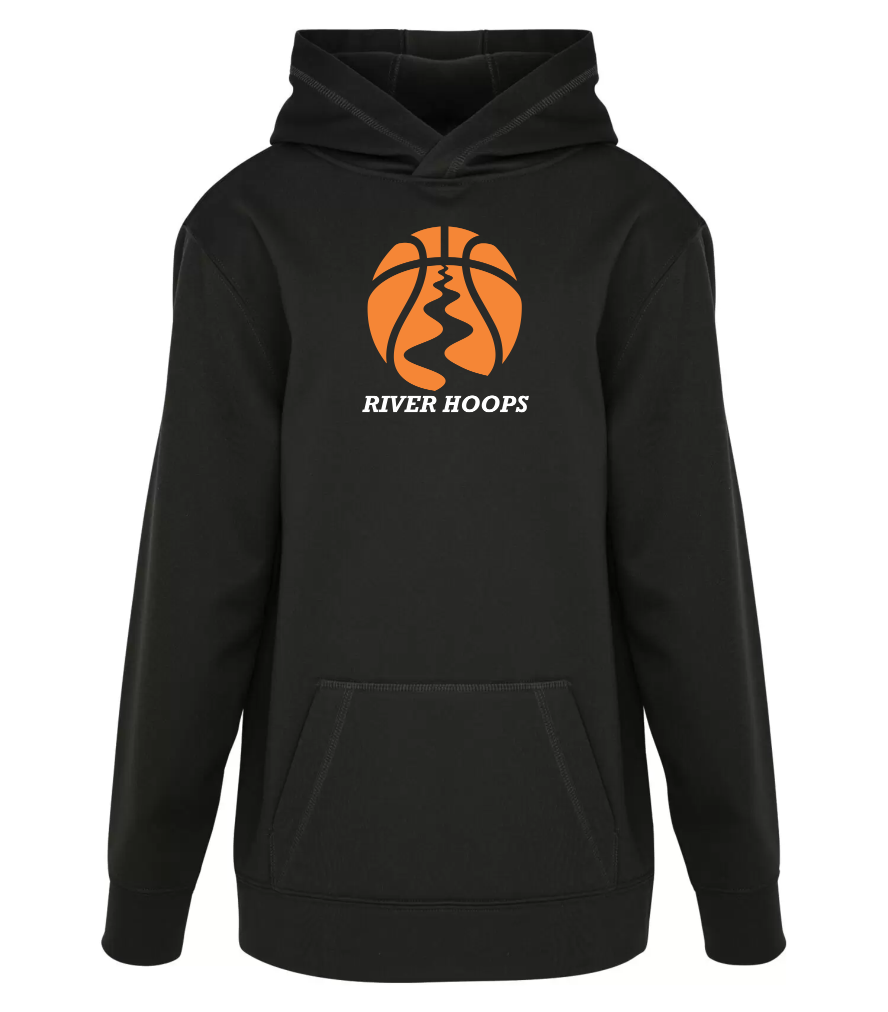 River Hoops - Polyester Hoodie