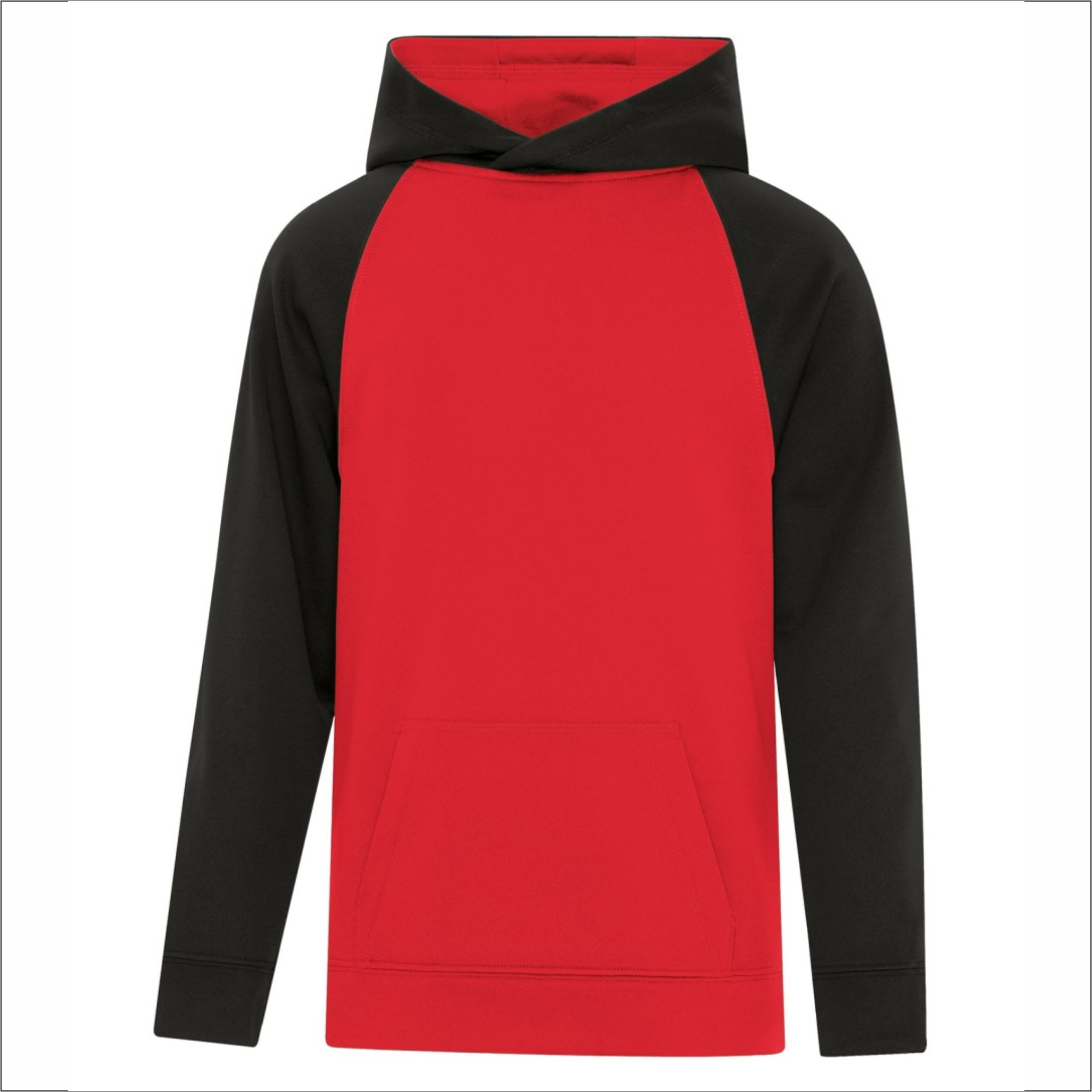 Youth Two-Tone Hoodie - Polyester - ATC Y2037