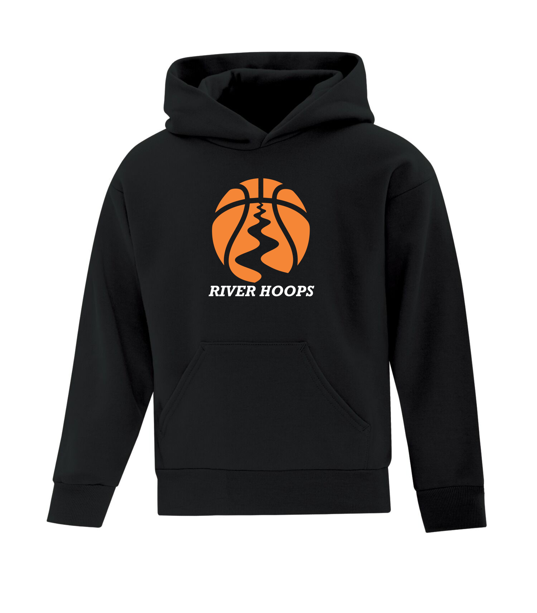 River Hoops - Cotton Hoodie