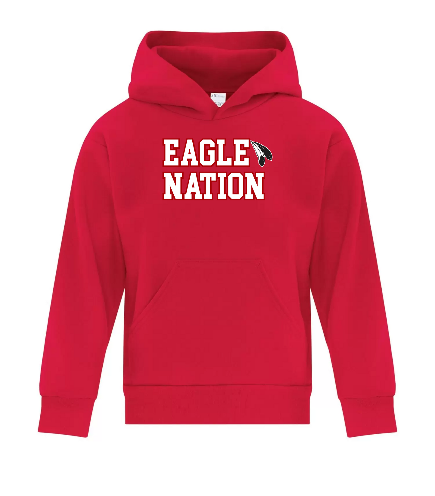 Cotton Hoodie - Red - Natoaganeg School 2023-24
