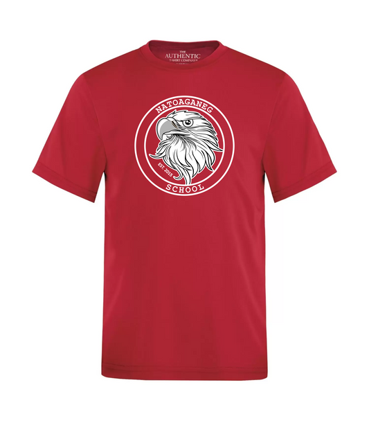 Red Polyester T-Shirt - Natoaganeg School 2023-24