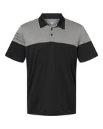 Heathered 3-Stripes Colorblocked Men’s Polo - Adidas A213