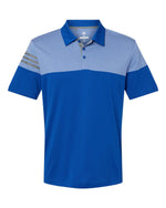 Heathered 3-Stripes Colorblocked Men’s Polo - Adidas A213