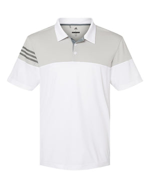 Heathered 3-Stripes Colorblocked Men’s Polo - Adidas A213