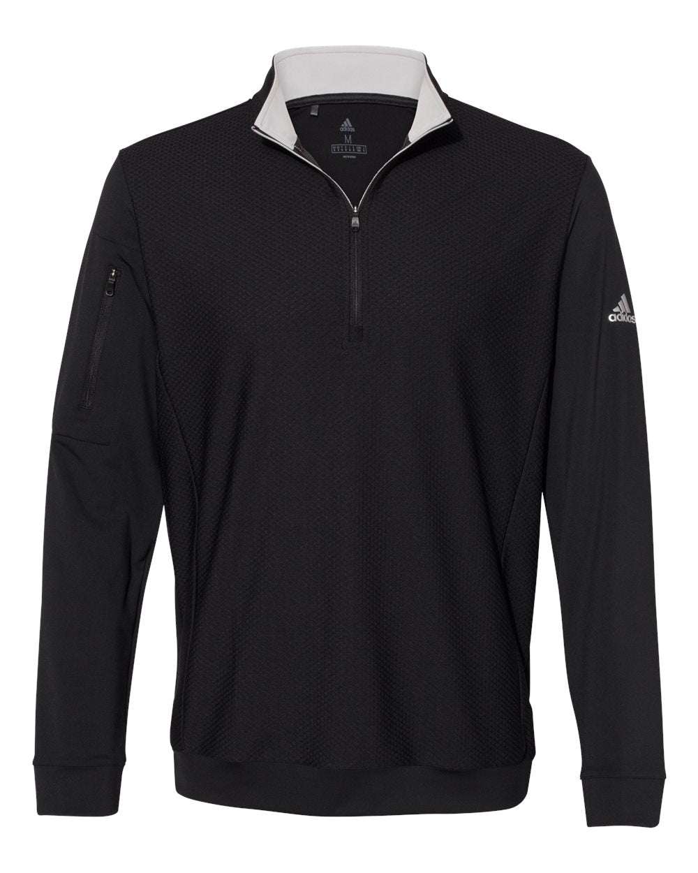 Performance Textured Quarter-Zip Men’s Pullover - Adidas A295