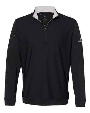 Performance Textured Quarter-Zip Men’s Pullover - Adidas A295