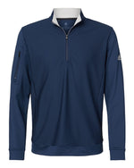 Performance Textured Quarter-Zip Men’s Pullover - Adidas A295