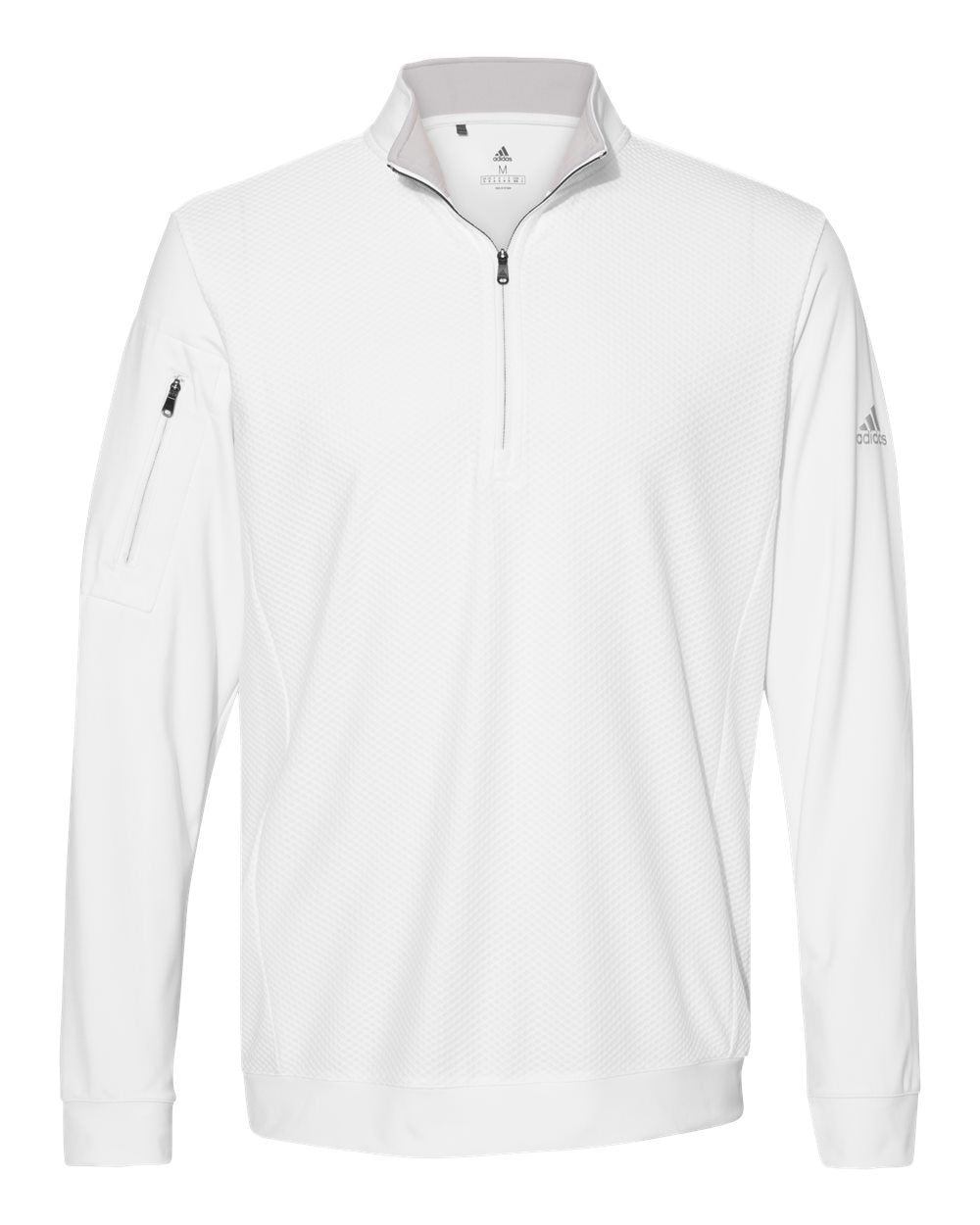 Performance Textured Quarter-Zip Men’s Pullover - Adidas A295