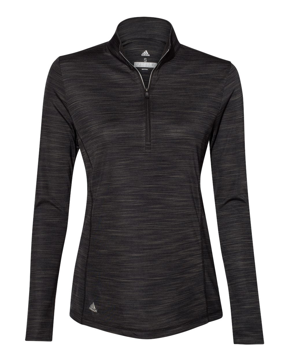 Lightweight Mélange Quarter-Zip Ladies Pullover - Adidas A476